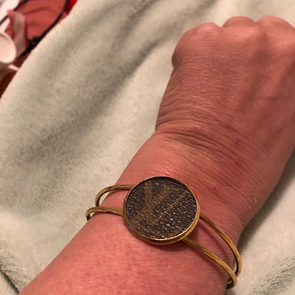 Louis Vuitton Monogramed Handmade Bracelet - Picture 5 of 6